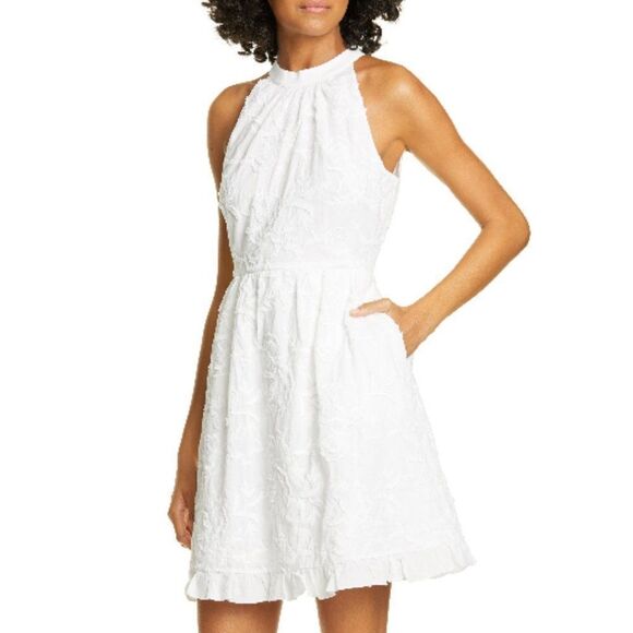 Ted Baker London 'Lorene' Embroidered Mini Dress - Picture 1 of 5